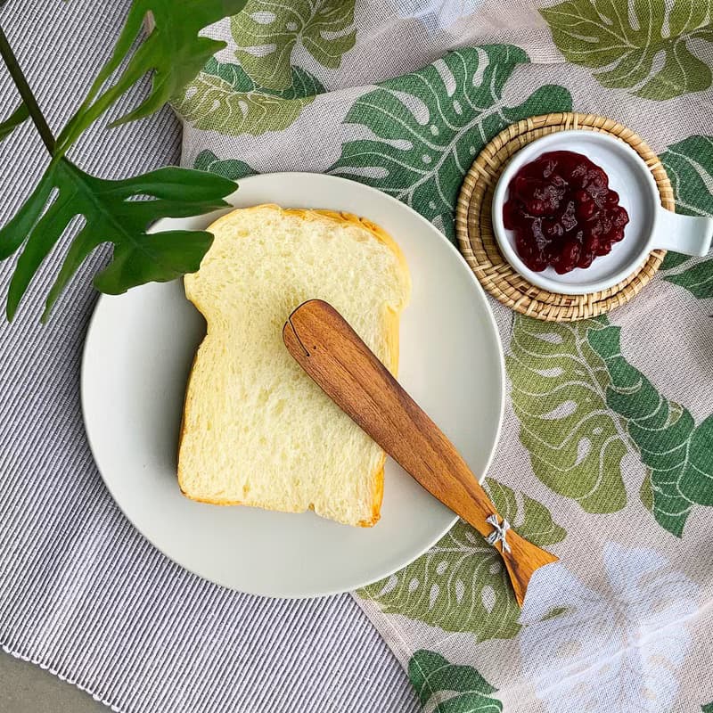 Wooden whale spreader / teakwood / cutlery / butter jam knife / 1 pc