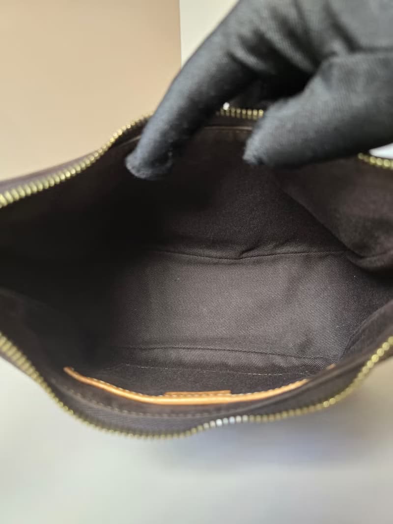 稀有中古二手Celine咖啡色老花餃子皮革單肩側背斜孭揹小包手袋