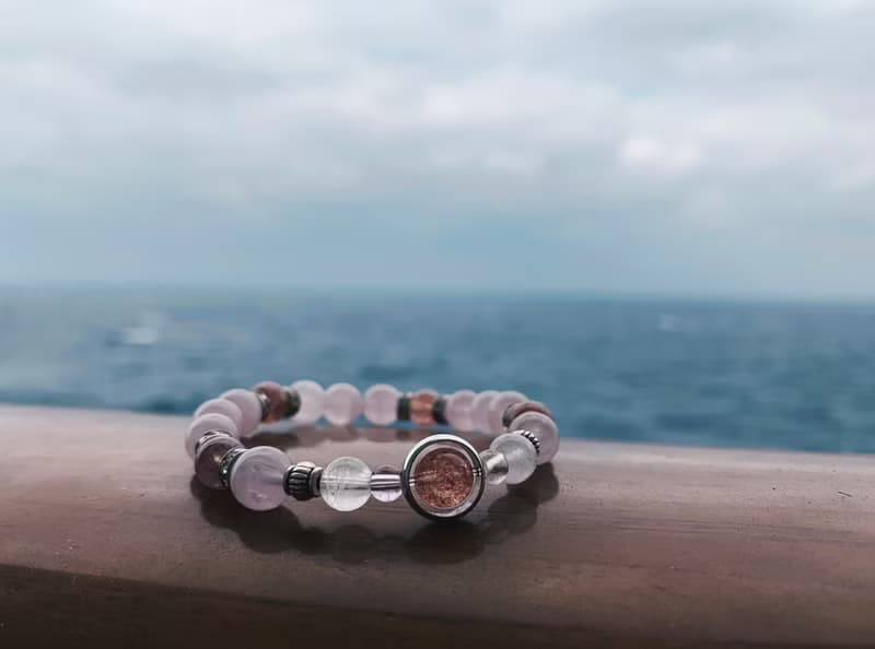 【水晶系列】粉晶草莓晶手鍊