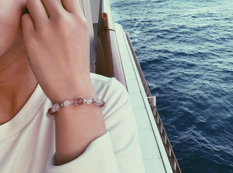 【水晶系列】粉晶草莓晶手鍊