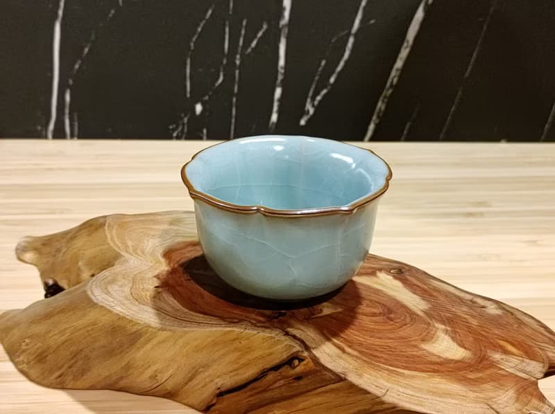 【母親節禮物】祥億窯 汝窯 幸福茶杯 鶯歌名家葉敏祥作