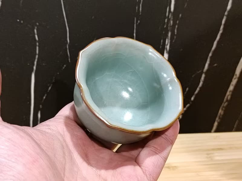【母親節禮物】祥億窯 汝窯 幸福茶杯 鶯歌名家葉敏祥作