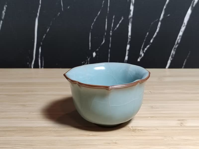【母親節禮物】祥億窯 汝窯 幸福茶杯 鶯歌名家葉敏祥作