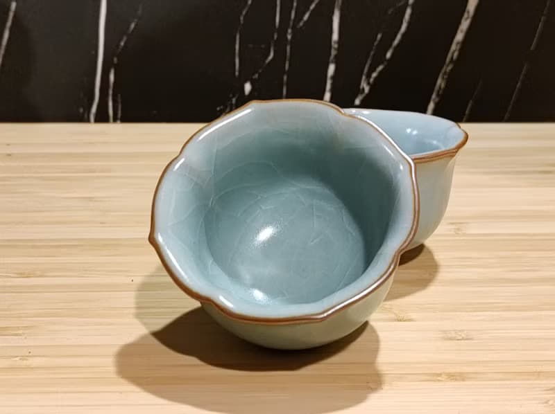 【母親節禮物】祥億窯 汝窯 幸福茶杯 鶯歌名家葉敏祥作