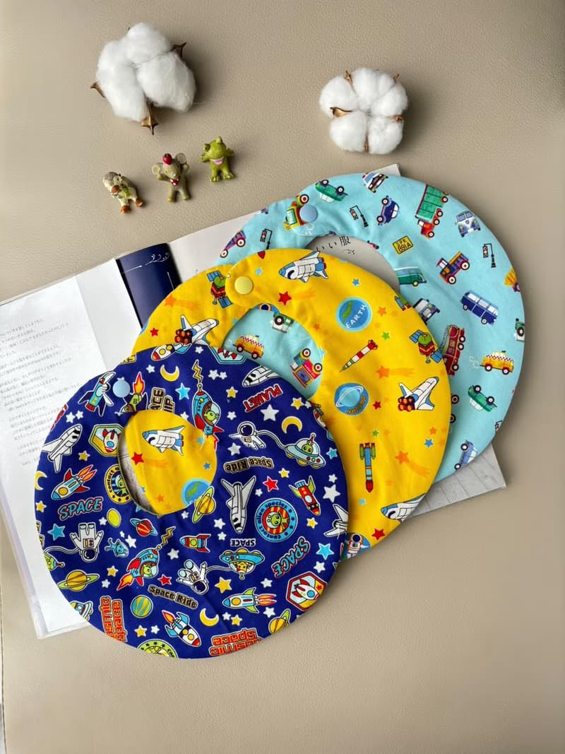 胖嘟嘟兜禮盒組小王子款　 口水巾 新生兒彌月禮 圍兜兜