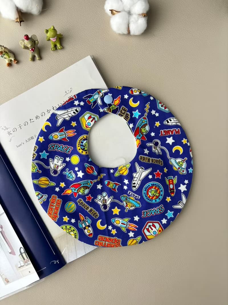 胖嘟嘟兜禮盒組小王子款　 口水巾 新生兒彌月禮 圍兜兜