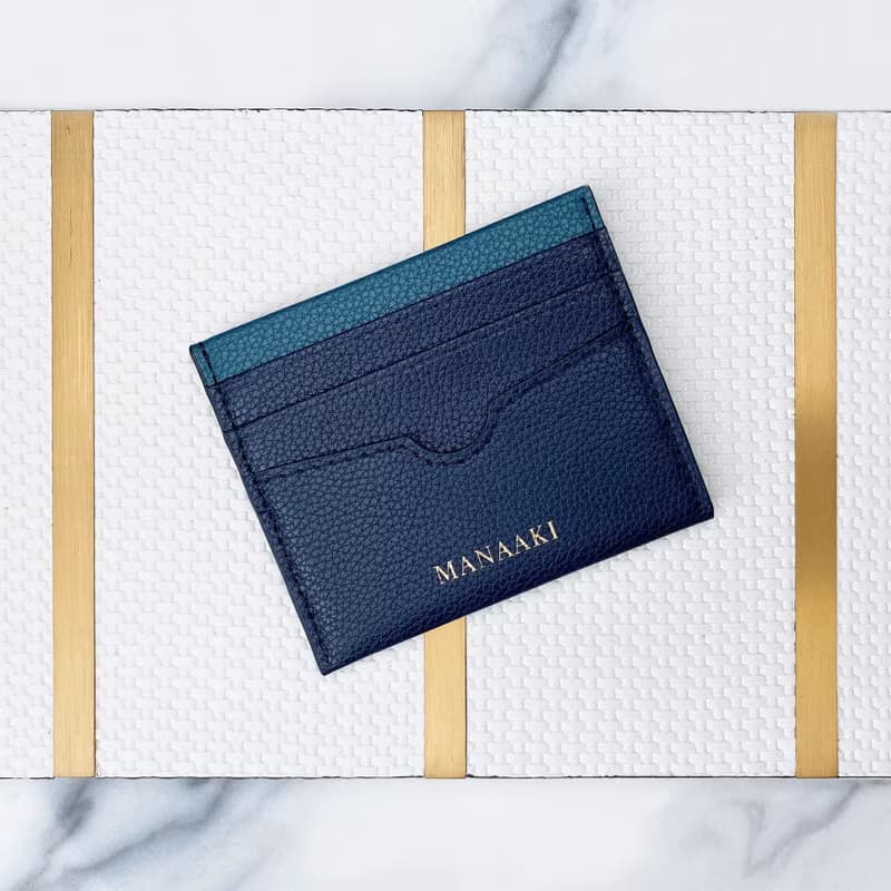 【MANAAKI】半月卡片套(6卡位) 名片夾 小錢包 錢夾 皮革