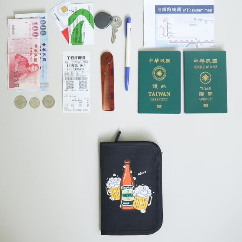 旅行2合1多功能護照錢包