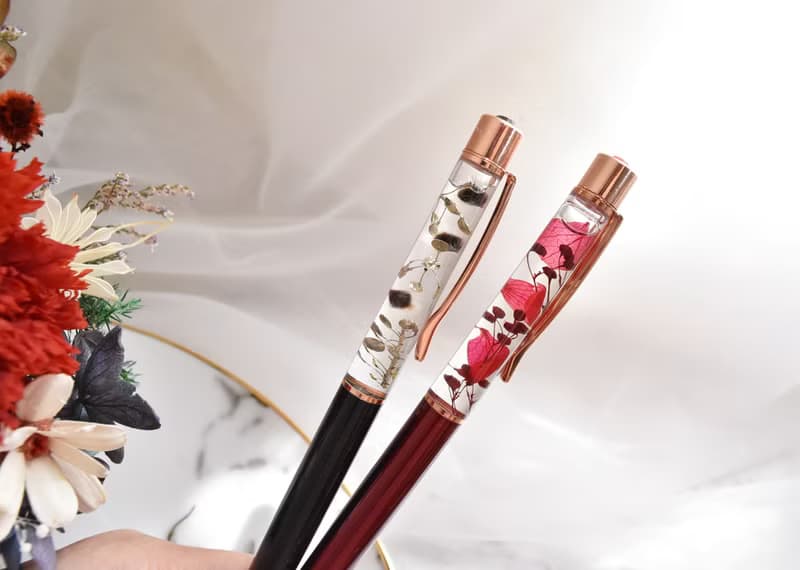 浮游花筆 乾燥花 永生花 聖誕禮物 婚禮小物 畢業禮物 聖誕節