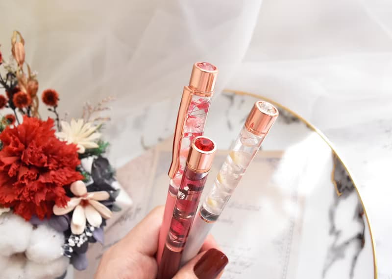 浮游花筆 乾燥花 永生花 聖誕禮物 婚禮小物 畢業禮物 聖誕節