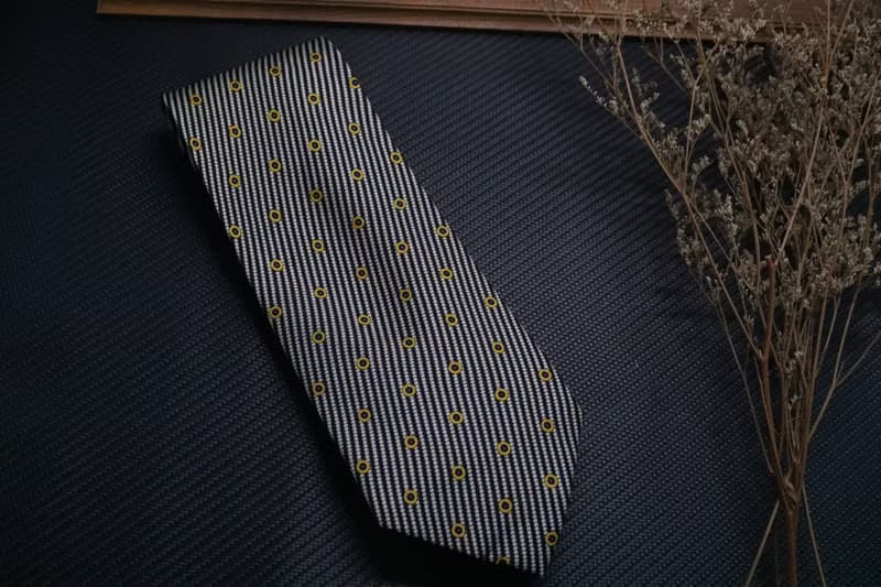 線與圈復古真絲領帶商務紳士necktie