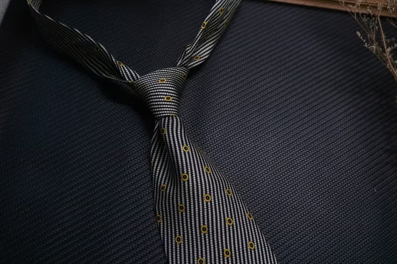 線與圈復古真絲領帶商務紳士necktie