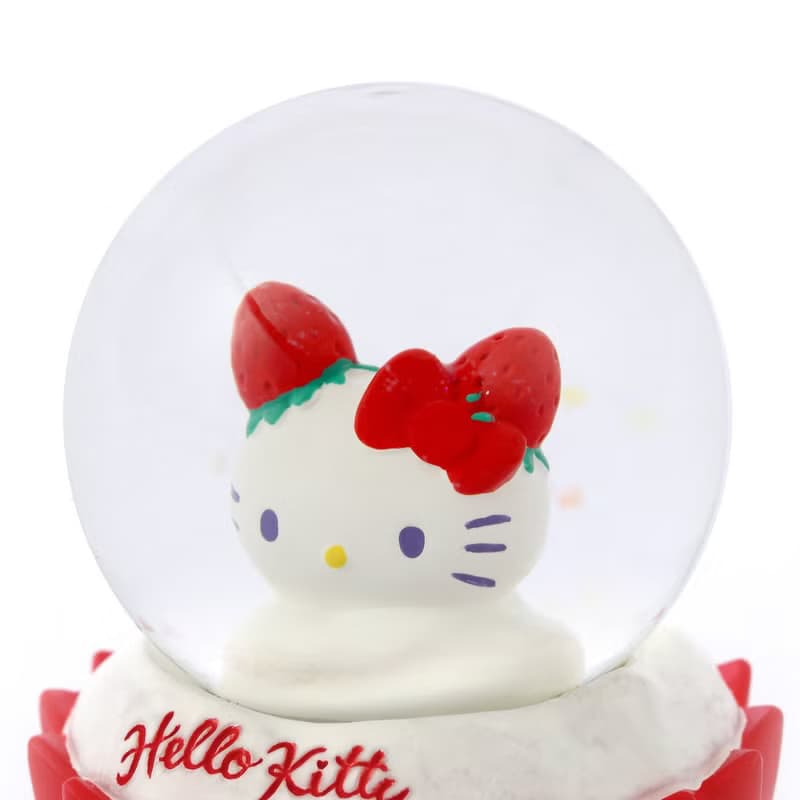 Hello Kitty 草莓甜心 水晶球擺飾 生日情人節 聖誕交換禮物 療癒