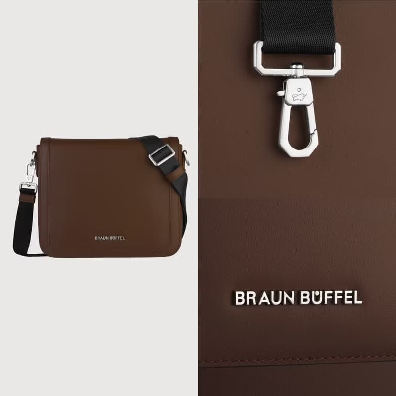 【滿3999送鑰匙圈】摩森 橫式斜背包-培土棕/BF562-61-POS