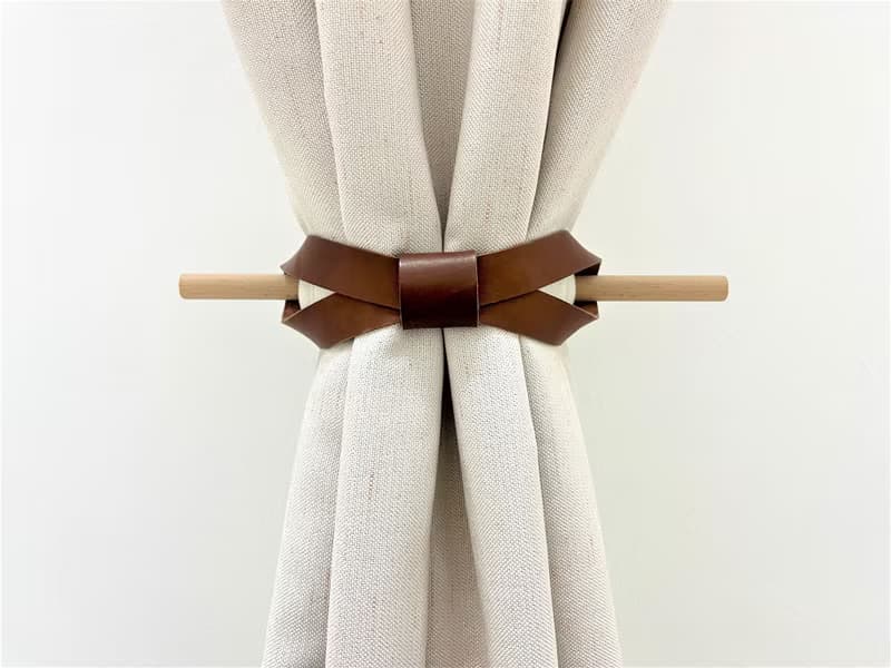 簡約皮革窗簾繫帶 優雅窗簾 新家居裝飾 窗戶室內設計 喬遷禮物