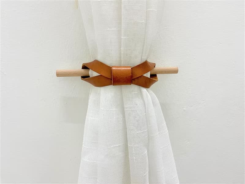 簡約皮革窗簾繫帶 優雅窗簾 新家居裝飾 窗戶室內設計 喬遷禮物