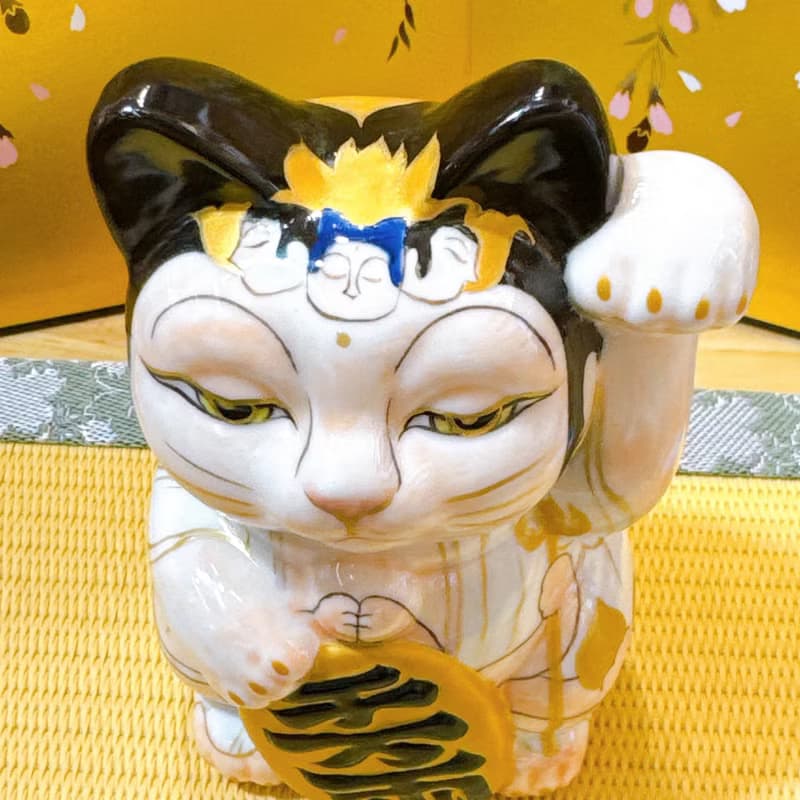 【觀福千願】日本清水燒招財貓 | 仫繪 - 千手觀音