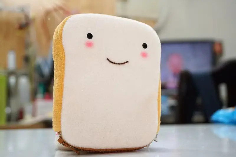 Bucute鮮奶吐司 錢包/生日禮物/交換禮物/聖誕禮物/手作