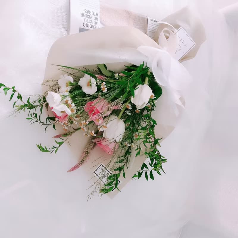 鮮花花束 鬱金香+玫瑰/情人節禮物