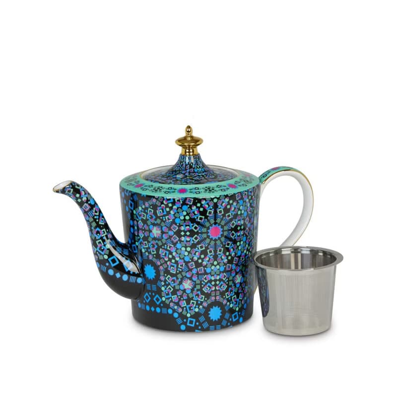 【T2 tea】T2骨瓷茶壺魔幻摩洛哥Moroccan Black (黑)