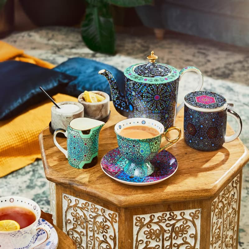 【T2 tea】T2骨瓷茶壺魔幻摩洛哥Moroccan Black (黑)