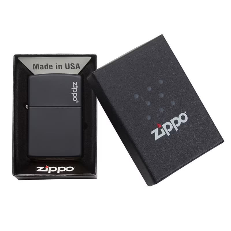【ZIPPO官方旗艦店】 黑啞漆防風打火機 218ZL