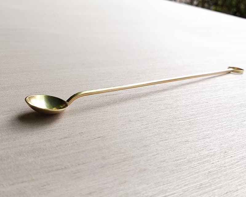 手工銅製長柄攪拌匙  黃銅  就是要攪和攪和 /Ag No. 040