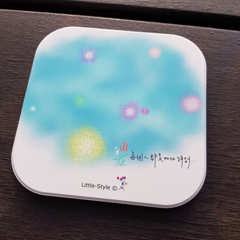 吸水杯墊-每個人都有獨特的顏色