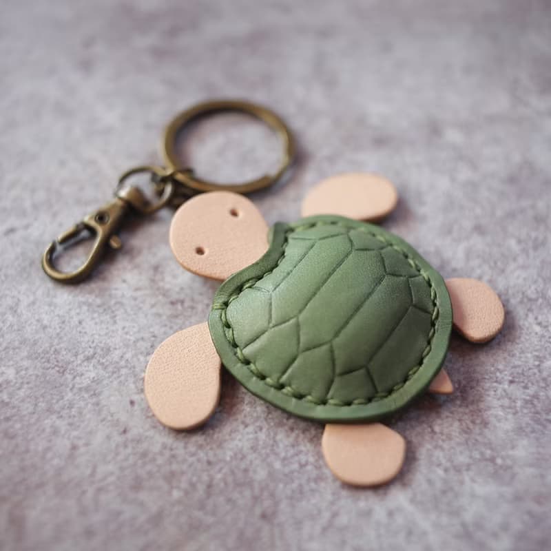 無邊無際的海洋。小海龜 turtle Key holder