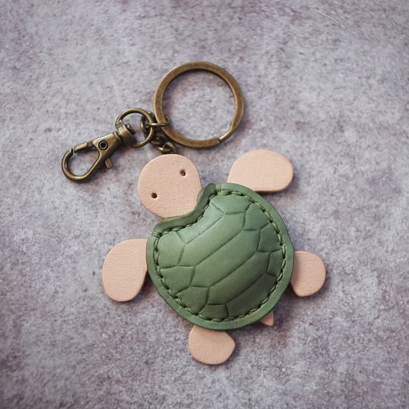 無邊無際的海洋。小海龜 turtle Key holder