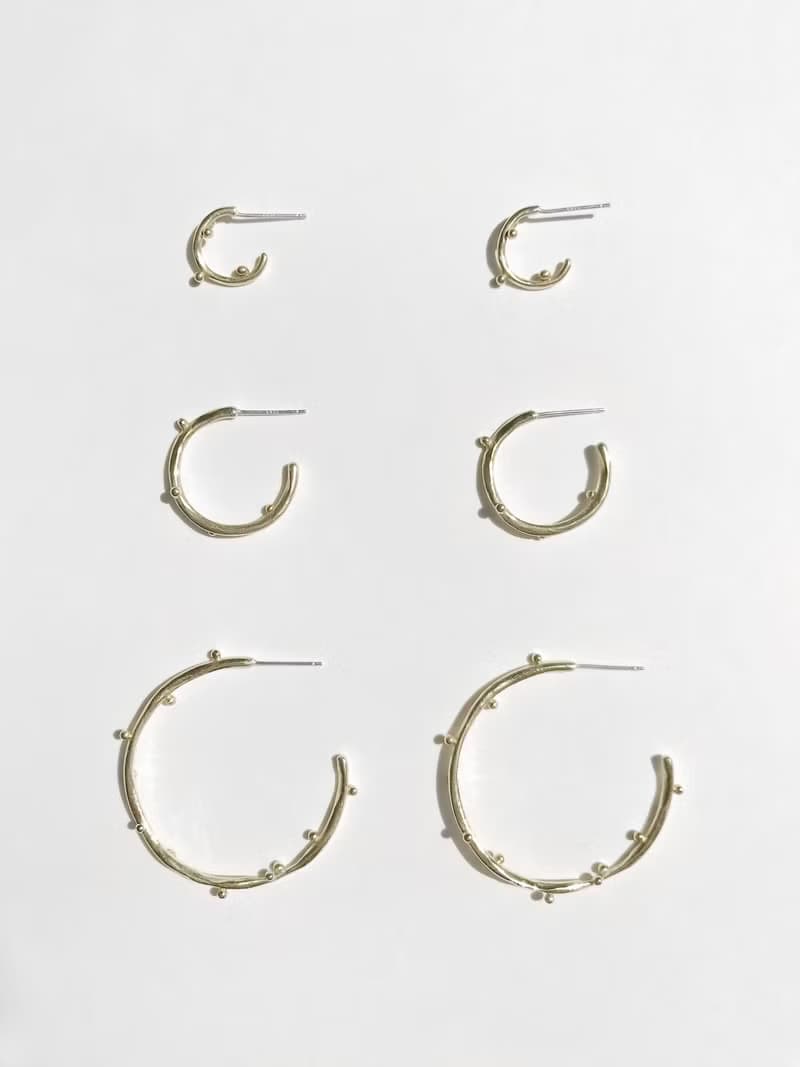 Bubble Hoop Earring-S 泡泡單圈耳環(小)