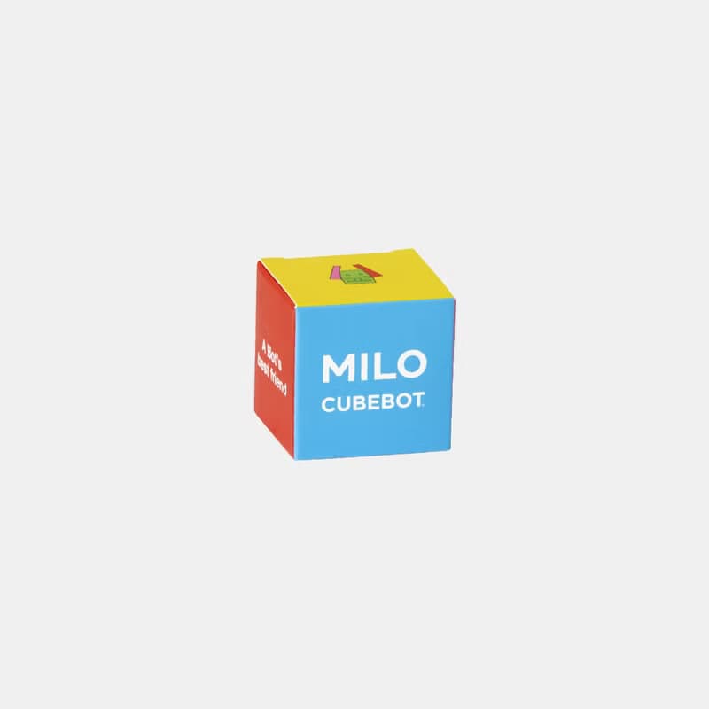 Milo Cubebot酷比狗【經典迷你】木製變形積木機器狗造型益智玩具