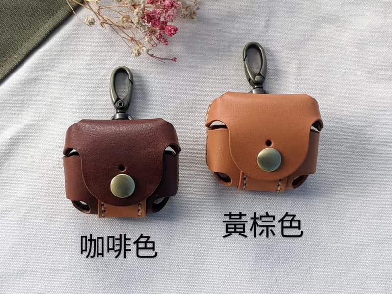 Airpods 3 蘋果無線耳機 真皮 手工 保護套 皮套