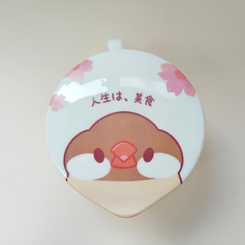 合作插畫藝術家-Dream Hugo 夢想雨果 朵朵花開暖心文鳥泡麵碗