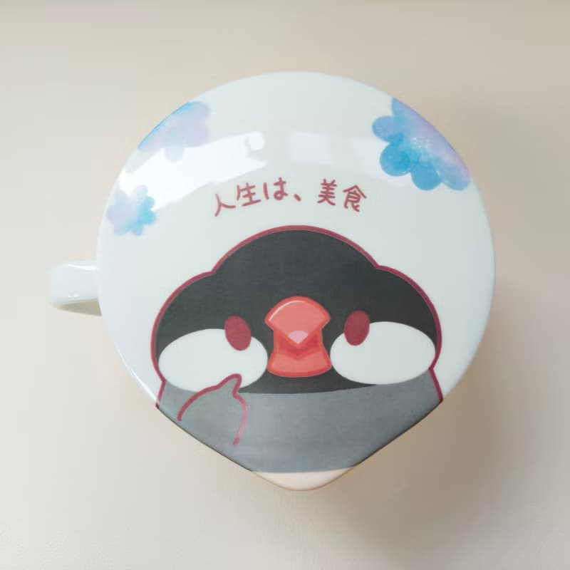 合作插畫藝術家-Dream Hugo 夢想雨果 朵朵花開暖心文鳥泡麵碗