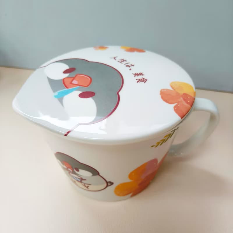 合作插畫藝術家-Dream Hugo 夢想雨果 朵朵花開暖心文鳥泡麵碗