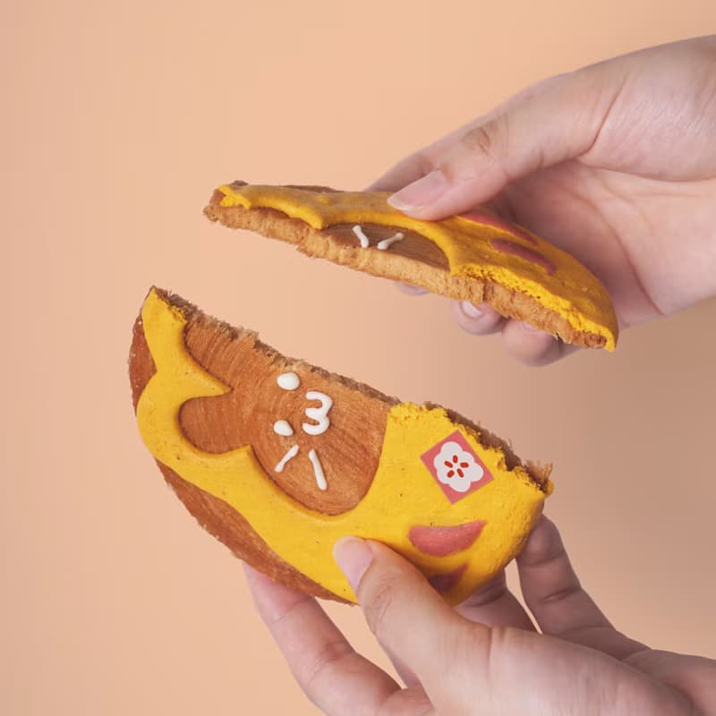 【常溫寄送/店取】中秋限定禮盒預購優惠 兔兔不倒翁軟餅乾千層酥