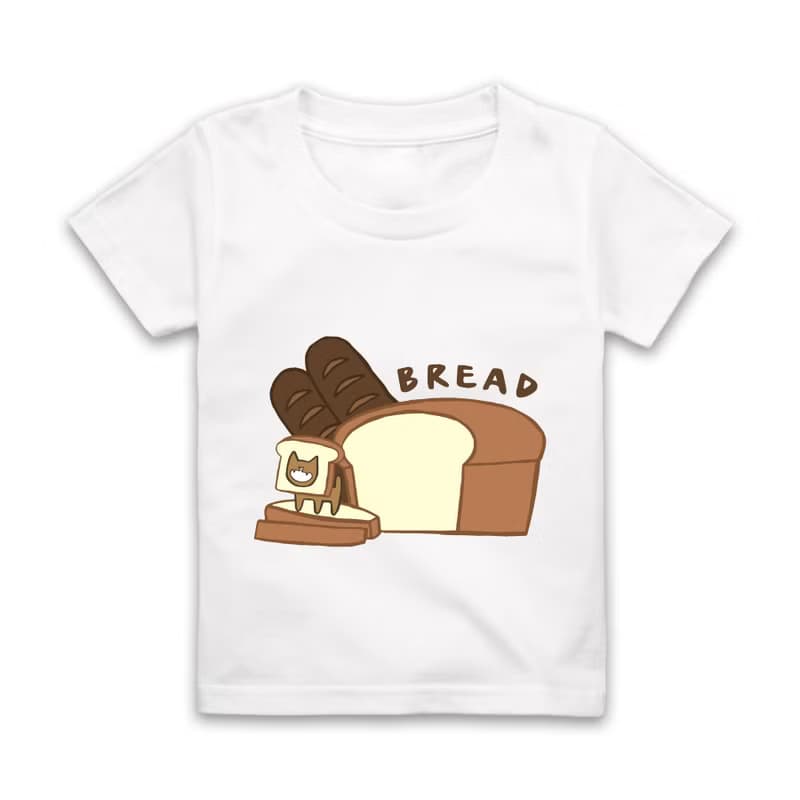 字母B-BREAD短袖T恤-白