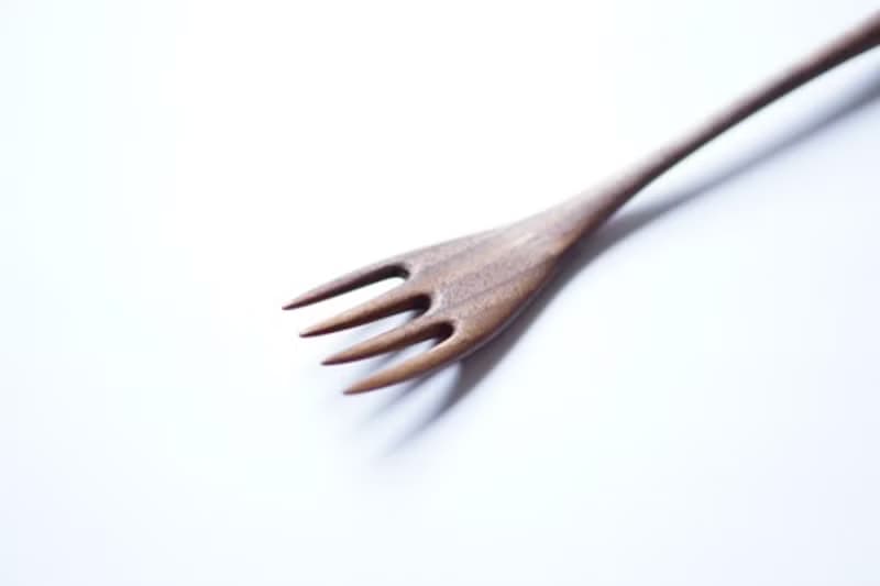 木のフォーク 中, ウォルナット