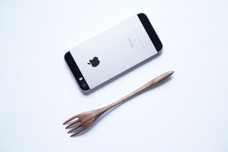 木のフォーク 中, ウォルナット