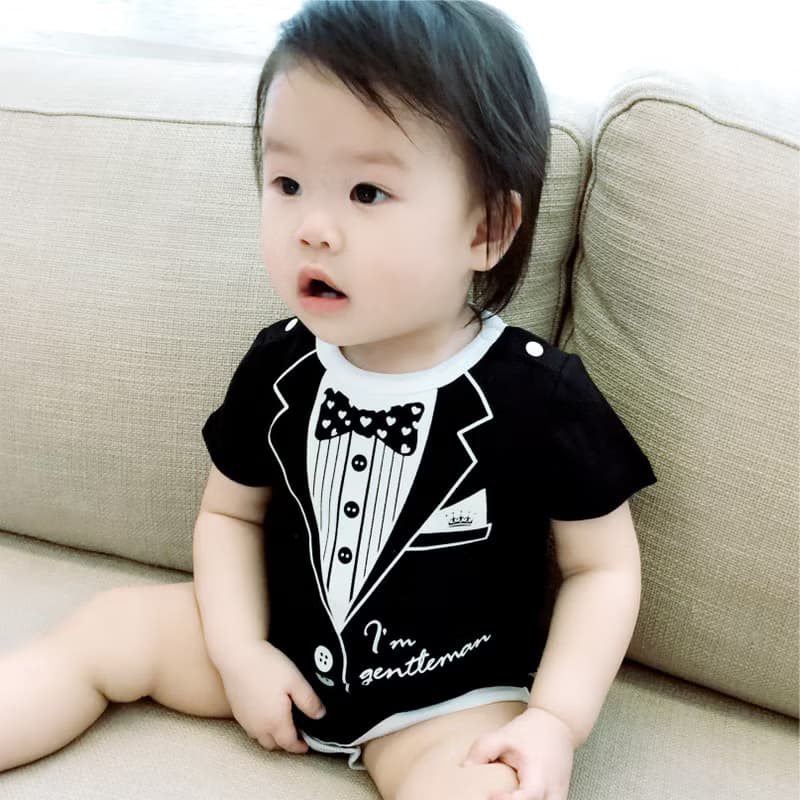 小紳士西裝 短袖綜合款 寶寶彌月禮盒組  嬰兒 新生兒禮物 送禮