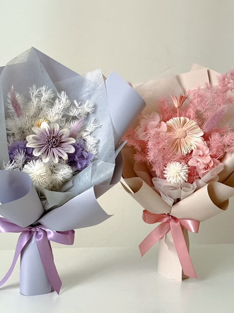 mjflower梅姬花氏-限定畢業季永生乾燥花束- 永生花畢業花束