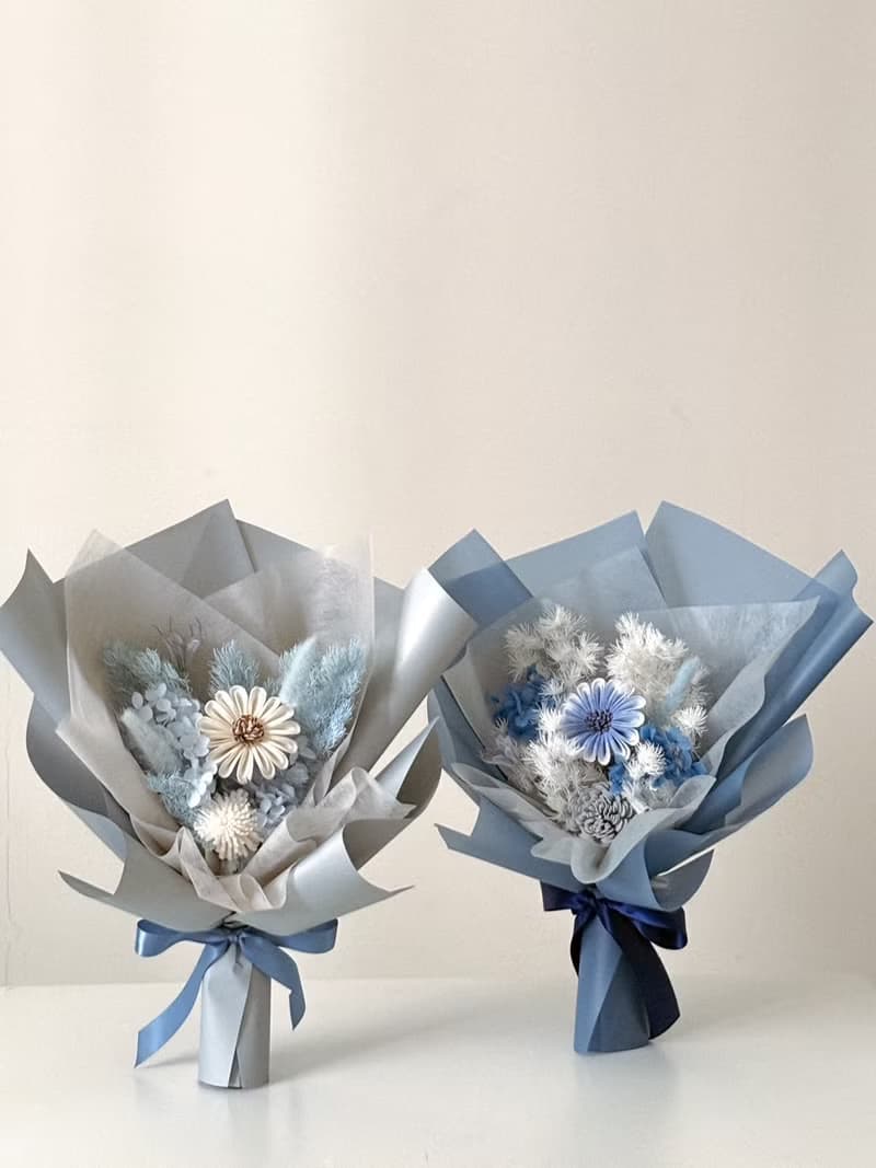 mjflower梅姬花氏-限定畢業季永生乾燥花束- 永生花畢業花束