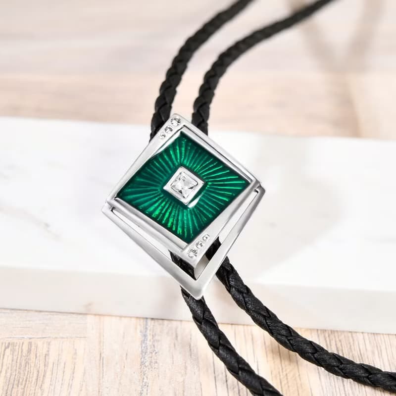 復古時尚 保羅領帶 Bolo Tie 皮革項鍊 皮繩領帶 長項鍊
