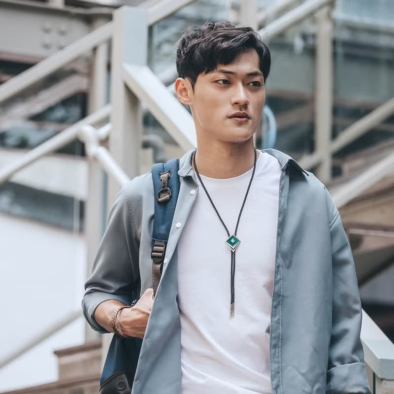 復古時尚 保羅領帶 Bolo Tie 皮革項鍊 皮繩領帶 長項鍊