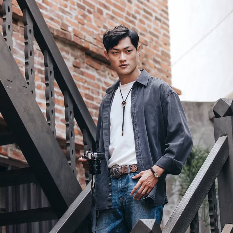 復古時尚 保羅領帶 Bolo Tie 皮革項鍊 皮繩領帶 長項鍊