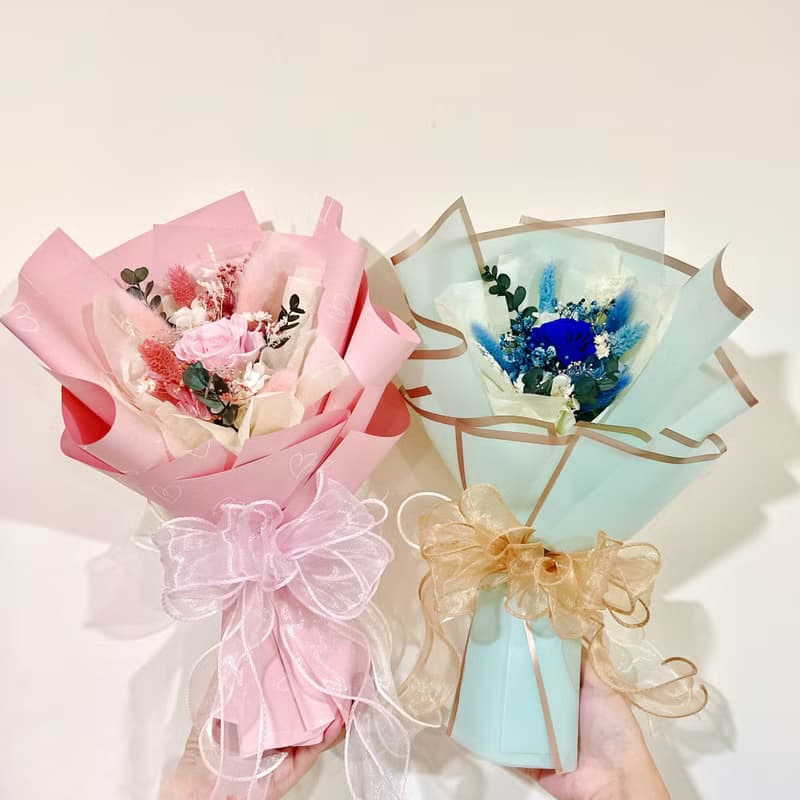 精緻花束/永生花/乾燥花/花束/花禮
