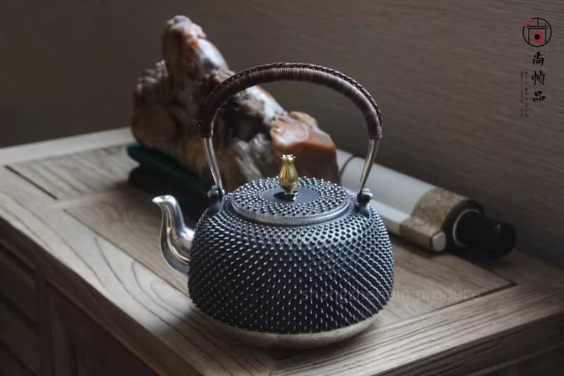 尚幀品 霰打銀壺 經典復刻 純銀壺純銀9999純手工 1300cc