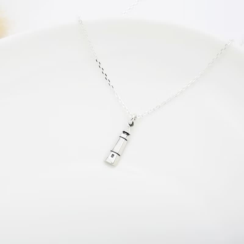 【Angel & Me】希望之光 燈塔 s925 純銀 項鍊 畢業禮物 生日禮盒