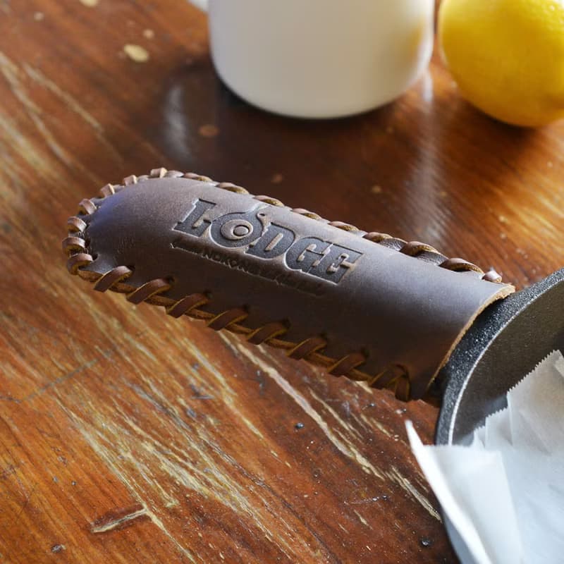 美國LODGE Nokona聯名款 美國製皮革鍋柄隔熱套